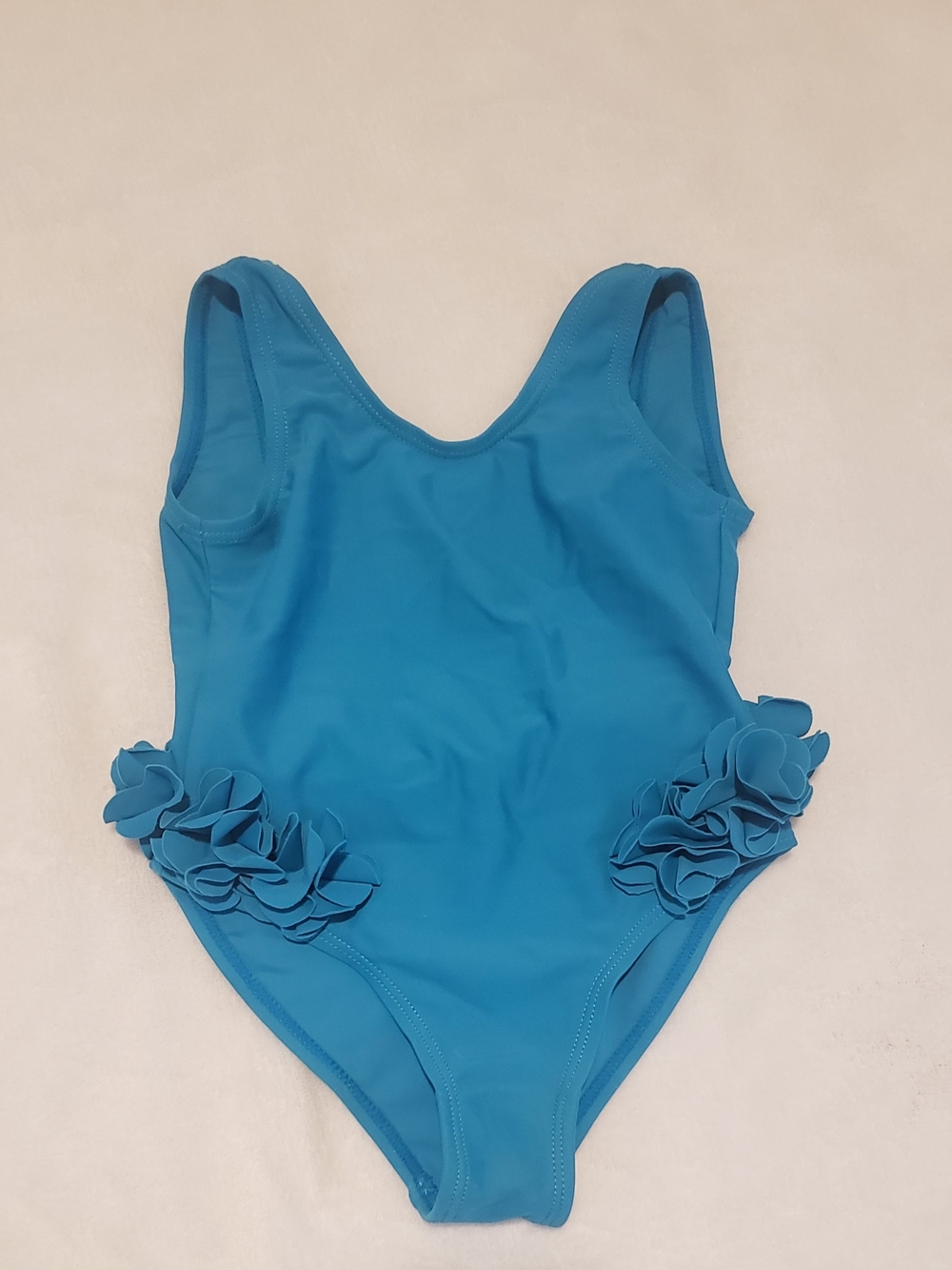 Lili Gaufrette Turquoise Ruffle-Side One-Piece Swimsuit